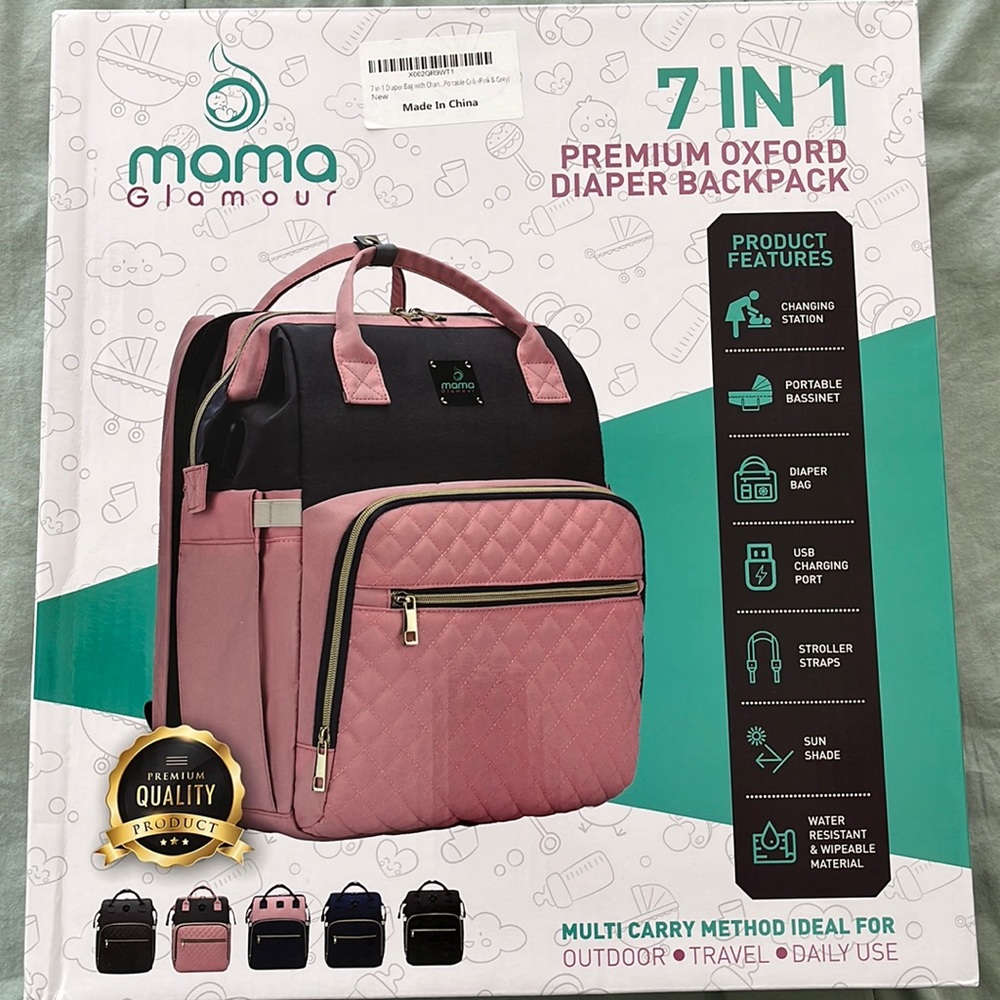 Premium Oxford Diaper Backpack